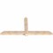 Ekena Millwork Eugene Smooth Timber Gable Bracket, Douglas Fir, 84"W x 38"H x 3 1/2"D x 5 1/2"F, 11/12 Pitch GBW084X38X0406EUG00SDF - alternate 4